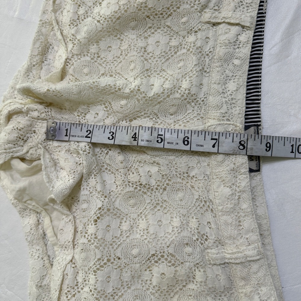 Volcom Micro Floral Lace Shorts Womens Sz 7 Coquette Boho Romantic Summer Beach - Picture 6 of 12